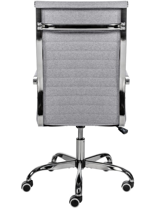 Scaun de birou Amadora material, gri