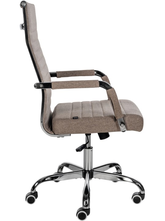 Scaun de birou Amadora material, taupe