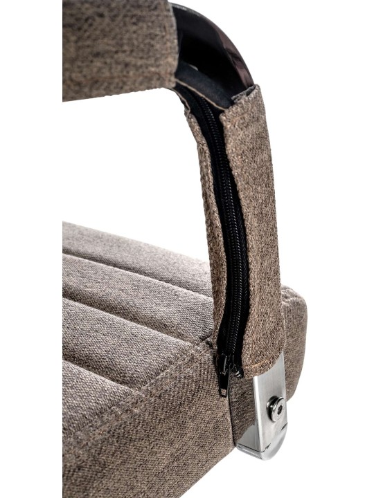 Scaun de birou Amadora material, taupe