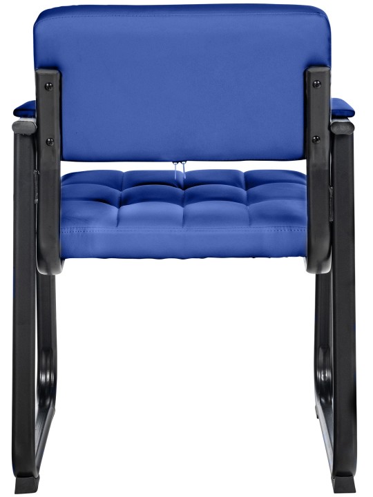 Scaun vizitator Canada B imitatie piele, albastru