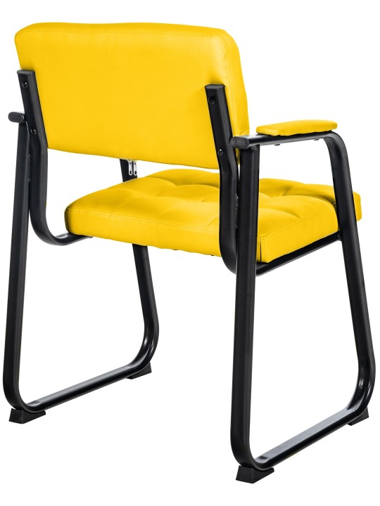 Scaun vizitator Canada B imitatie piele, galben Scaun vizitator Canada B imitatie piele, galben