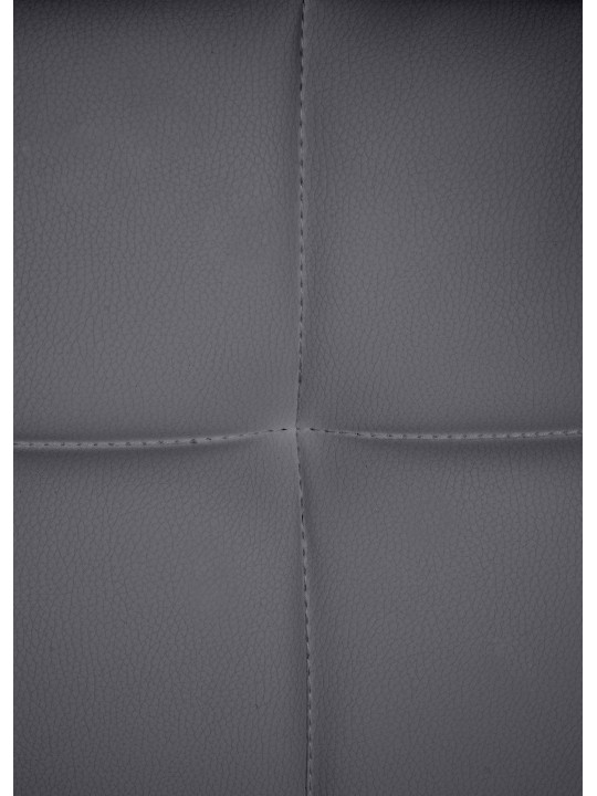 Scaun vizitator Canada B imitatie piele, gri