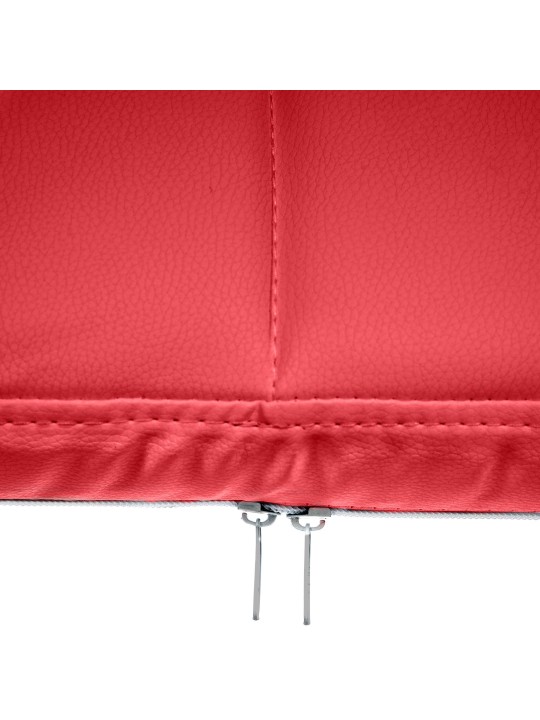 Scaun vizitator Canada B imitatie piele, roșu