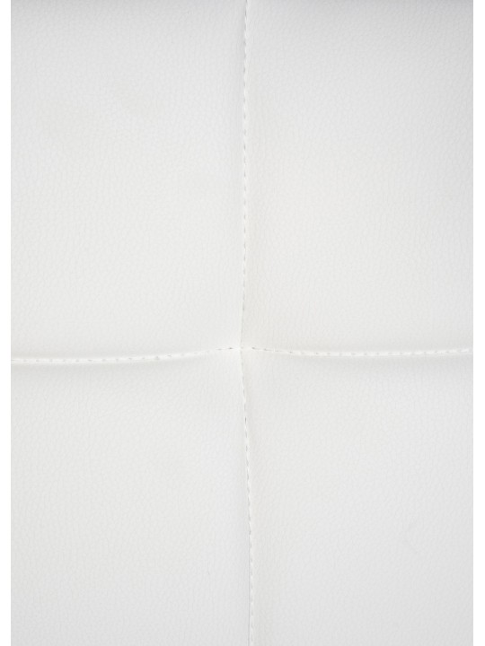 Scaun vizitator Canada B imitatie piele, alb