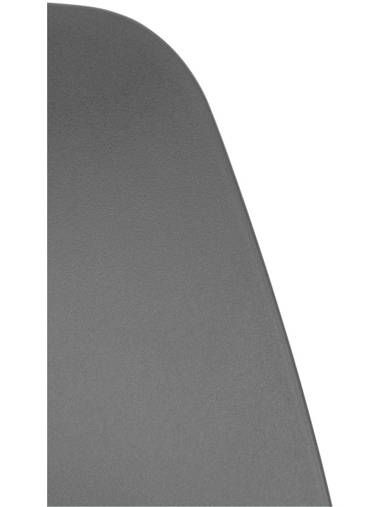 Scaun de bar Gilbert plastic, gri