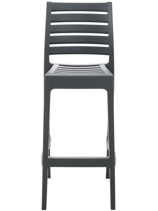 Scaun de bar Ares, gri închis