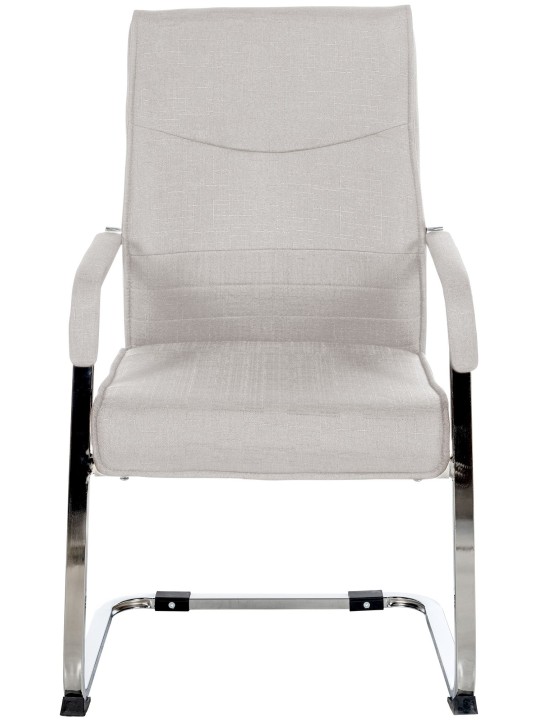 Scaun vizitator stofa Hobart, gri