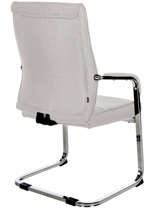 Scaun vizitator stofa Hobart, gri