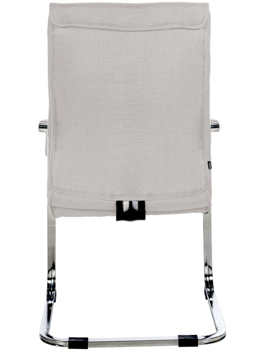 Scaun vizitator stofa Hobart, gri