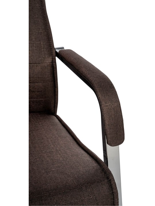 Scaun vizitator stofa Hobart, maro