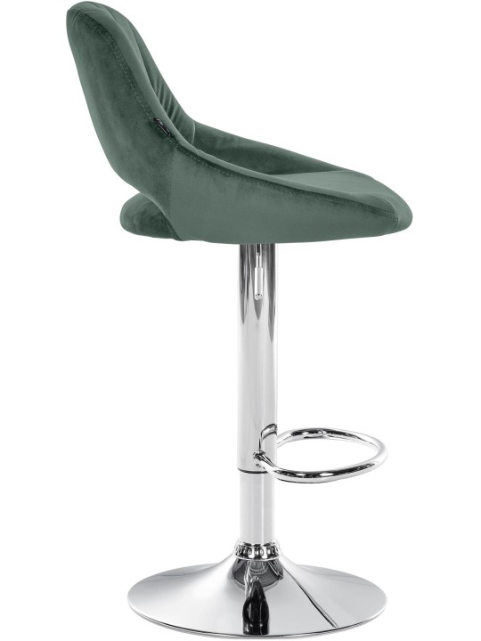Set 2 scaune de bar Milet catifea C, verde Set 2 scaune de bar Milet catifea C, verde