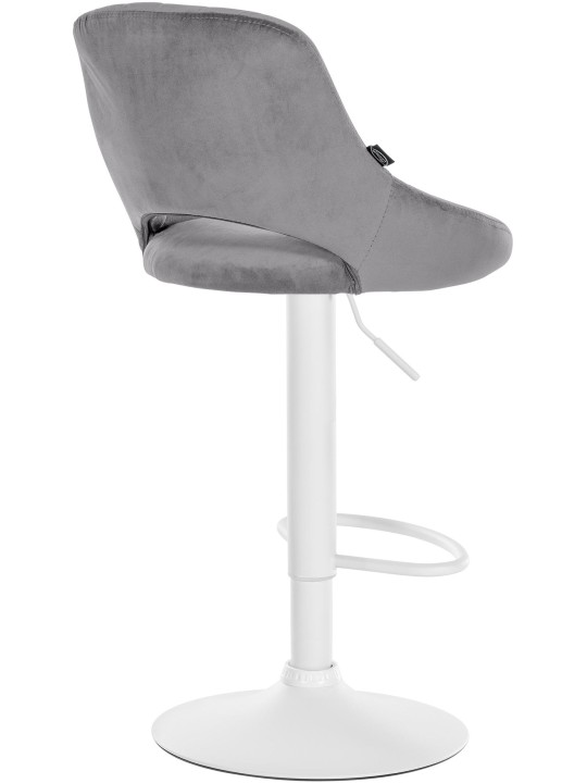 Set 2 scaune de bar Milet catifea W, gri închis Set 2 scaune de bar Milet catifea W, gri închis