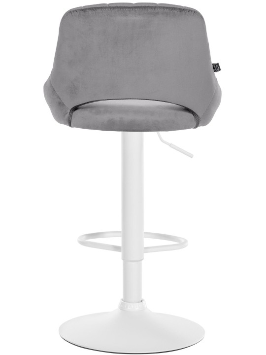 Set 2 scaune de bar Milet catifea W, gri închis Set 2 scaune de bar Milet catifea W, gri închis