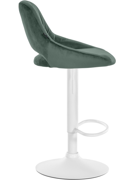 Set 2 scaune de bar Milet catifea W, verde