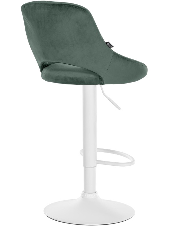 Set 2 scaune de bar Milet catifea W, verde