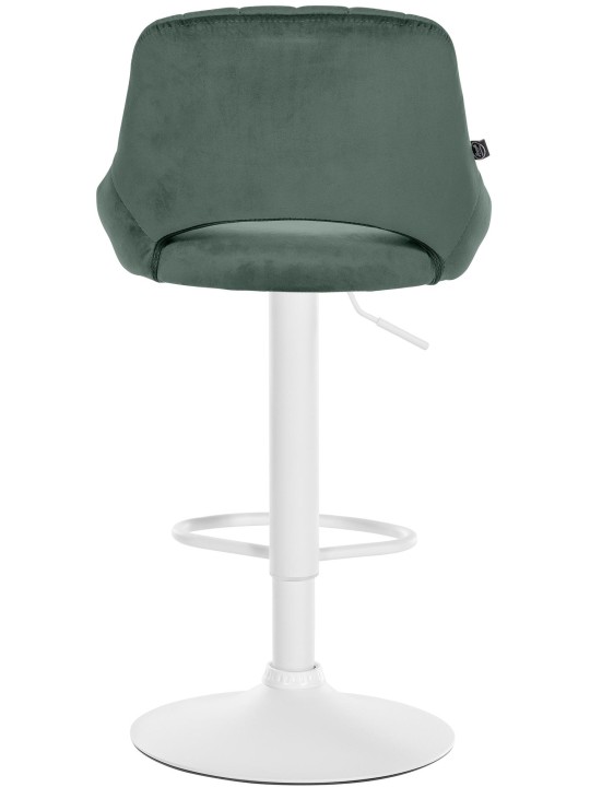 Set 2 scaune de bar Milet catifea W, verde