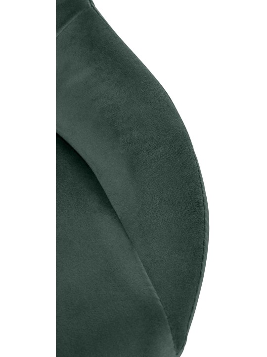 Set 2 scaune de bar Milet catifea W, verde