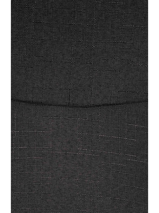 Set 2 scaune vizitator stofa Hobart, negru