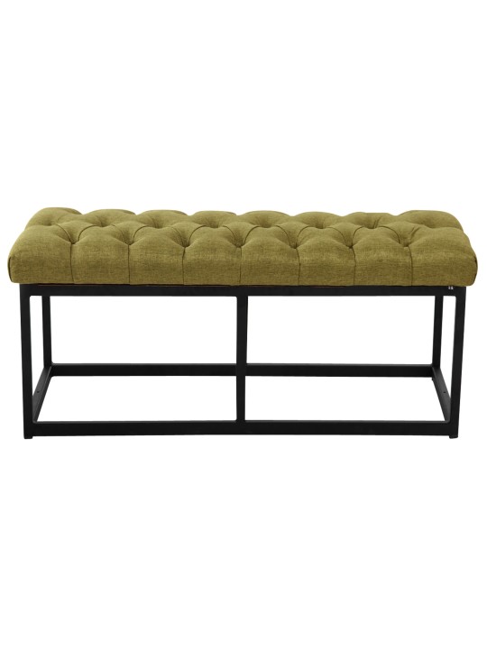 Bancă țesătură Amun 100 cm, verde