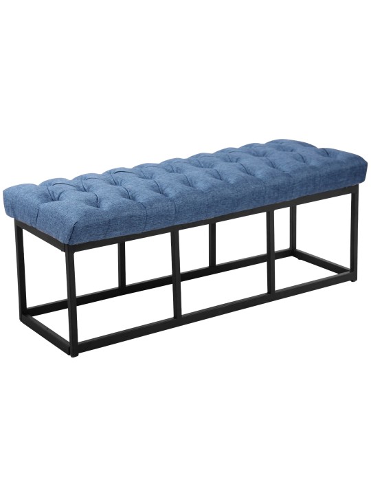 Bancă țesătură Amun 120 cm, albastru Bancă țesătură Amun 120 cm, albastru