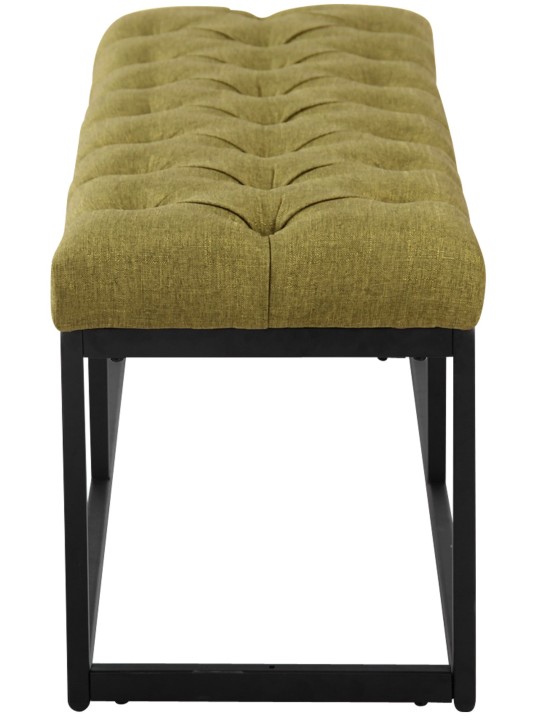 Bancă țesătură Amun 120 cm, verde