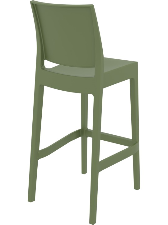 Scaun de bar Maya, măsliniu