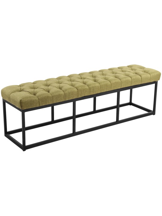 Bancă țesătură Amun 150 cm, verde