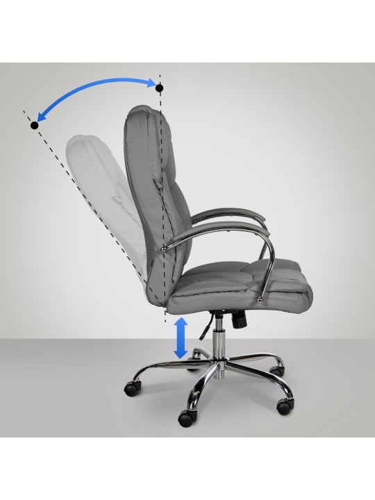 Scaun de birou BIG Xanthos, gri