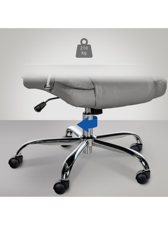 Scaun de birou BIG Xanthos, gri