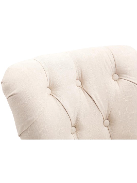 Taburet de bar Tesatura Lakewood, antic, crem