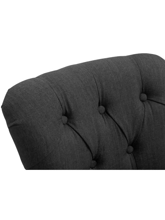 Taburet de bar Tesatura Lakewood, antic, gri închis