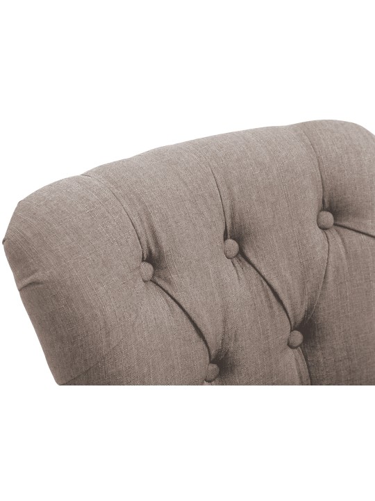 Taburet de bar Tesatura Lakewood, antic, taupe