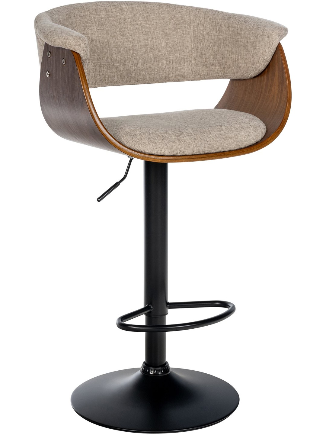 Scaun de bar Vestal fabric, nuc/crem