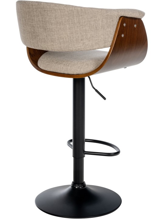 Scaun de bar Vestal fabric, nuc/crem Scaun de bar Vestal fabric, nuc/crem