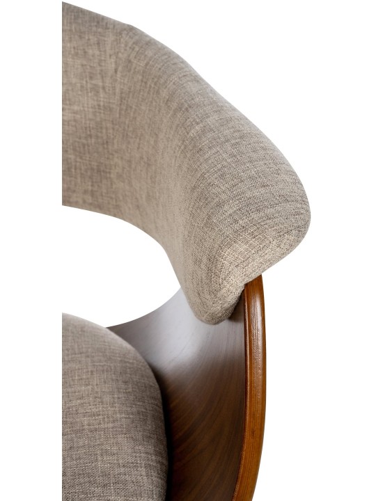 Scaun de bar Vestal fabric, nuc/crem Scaun de bar Vestal fabric, nuc/crem