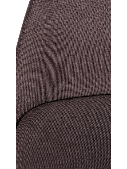 Taburet de bar Tesatura Corbin rotund natural, maro