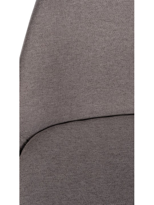 Taburet de bar Tesatura Corbin rotund natural, taupe