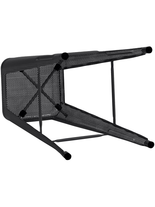 Scaun de bar Fletcher, negru