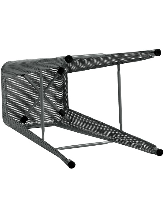 Scaun de bar Fletcher, gri