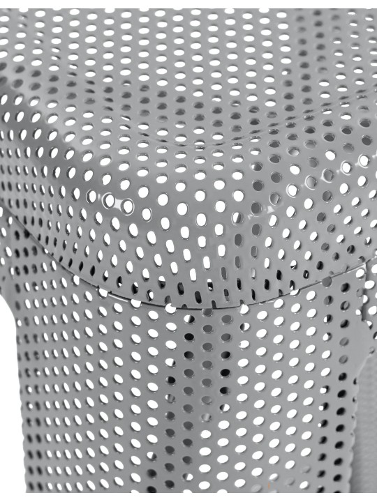 Scaun de bar Fletcher, argintiu