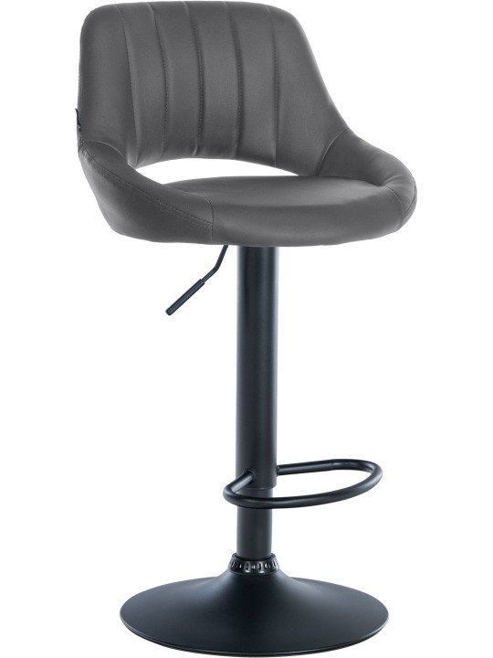 Scaun de bar Milet imitatie piele, gri Scaun de bar Milet imitatie piele, gri