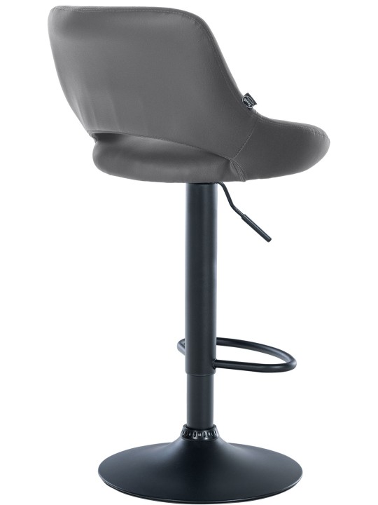 Scaun de bar Milet imitatie piele, gri Scaun de bar Milet imitatie piele, gri