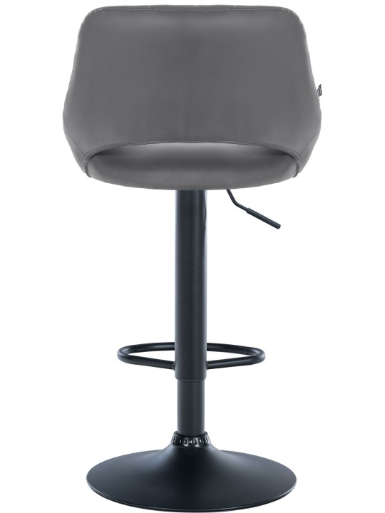 Scaun de bar Milet imitatie piele, gri Scaun de bar Milet imitatie piele, gri