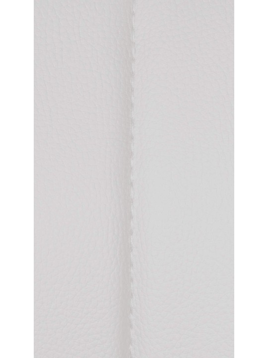 Scaun de bar Milet imitatie piele, alb