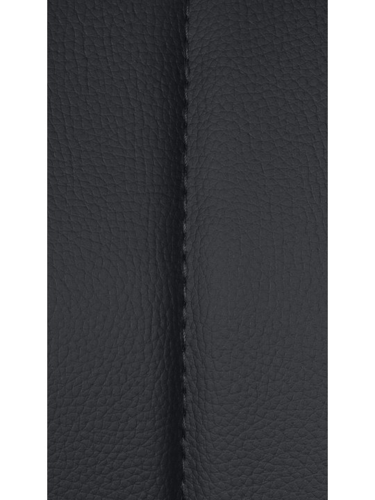 Set 2 taburete de bar Milet imitatie piele W, negru