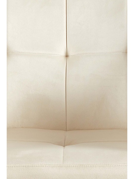 Scaun vizitator catifea Emia, crem Scaun vizitator catifea Emia, crem