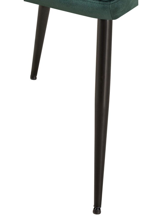 Scaun vizitator catifea Emia, verde