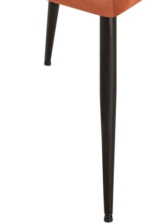 Scaun vizitator catifea Emia, maro