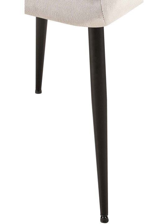 Scaun vizitator catifea Emia, gri deschis Scaun vizitator catifea Emia, gri deschis