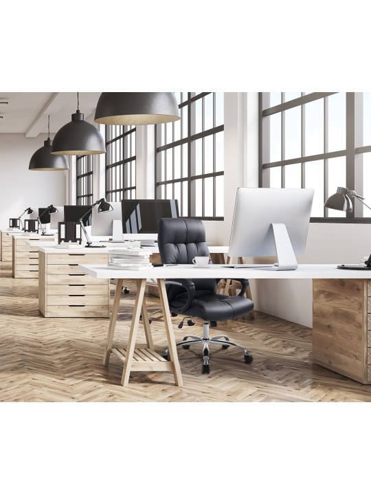 Scaun de birou Poseidon, negru